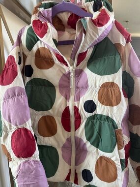 Uniqlo Kids Polka Dot Puffer Jacket - Multicolor